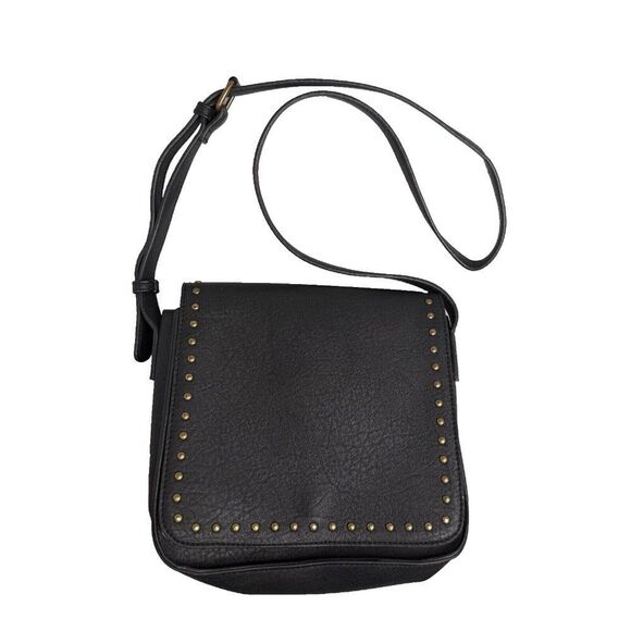 Hayden Handbags - Hayden Harnett Crossbody Black Strap brass Hardware Shoulder Bag HH13764